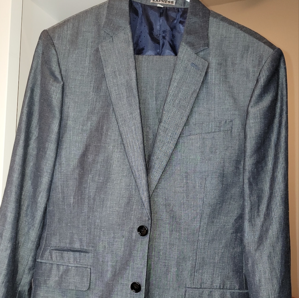 Mens blue suit